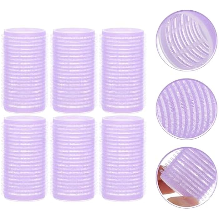 Self Adhesive Rollers - Experience Effortless Curls with These Medium Size Rollers, Self-Holding Design Makes Styling a Breeze, Suitable for All Hair Types (4 Pieces) - Image 4